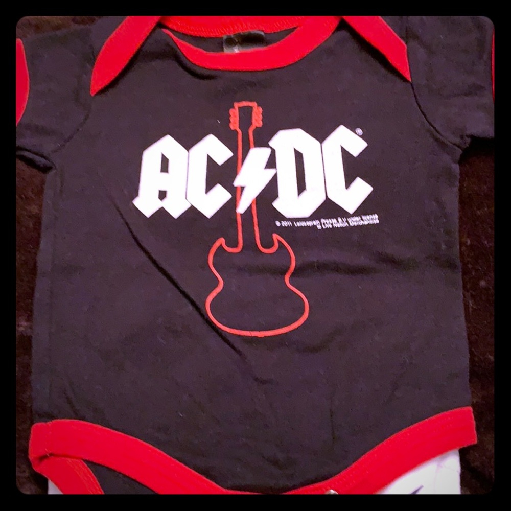 AC DC BABY TEE
